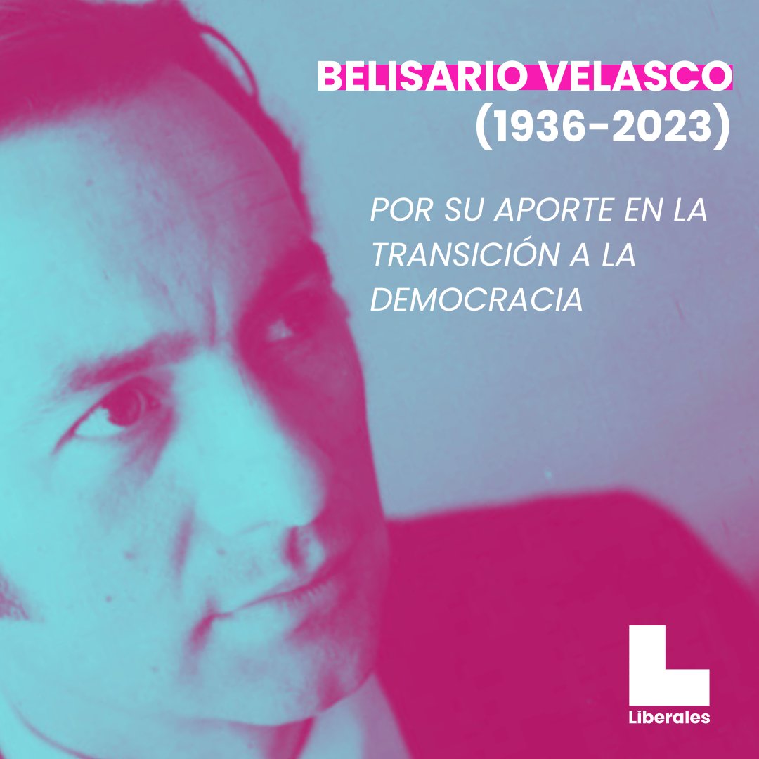 Hoy queremos rendir un pequeño homenaje a Belisario Velasco 🇨🇱, cuya memoria se hace más presente en estos días. Su rol fundamental en la transición a la democracia siempre será recordado. Enviamos nuestras condolencias a su familia y amigos en este momento difícil. 🙏