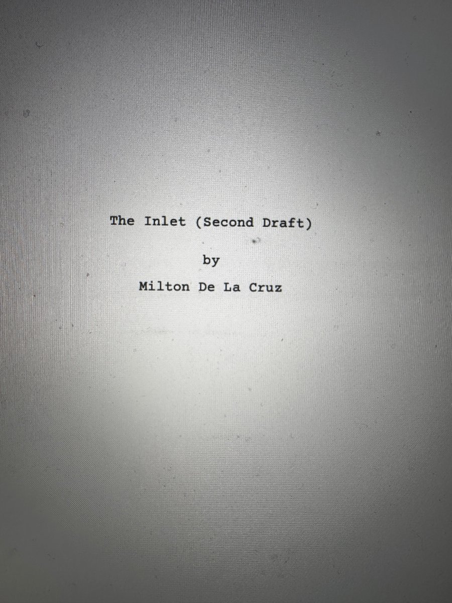 mdlcsquared's tweet photo. I just finished writing my first feature film. #screenwriting #filmmaking https://t.co/0XjHAMunDB