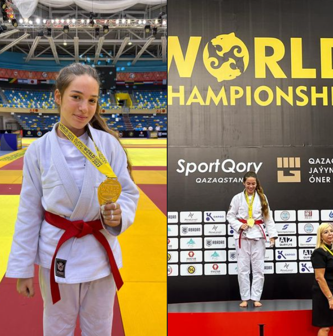 nachal_giyus86's tweet image. Congratulations to Lia Shalov on winning the U16 world Jiu Jistu championship in Kazakhstan!! 🇮🇱 🇮🇱 #Congratulations #MazalTov #Israel #Zionism