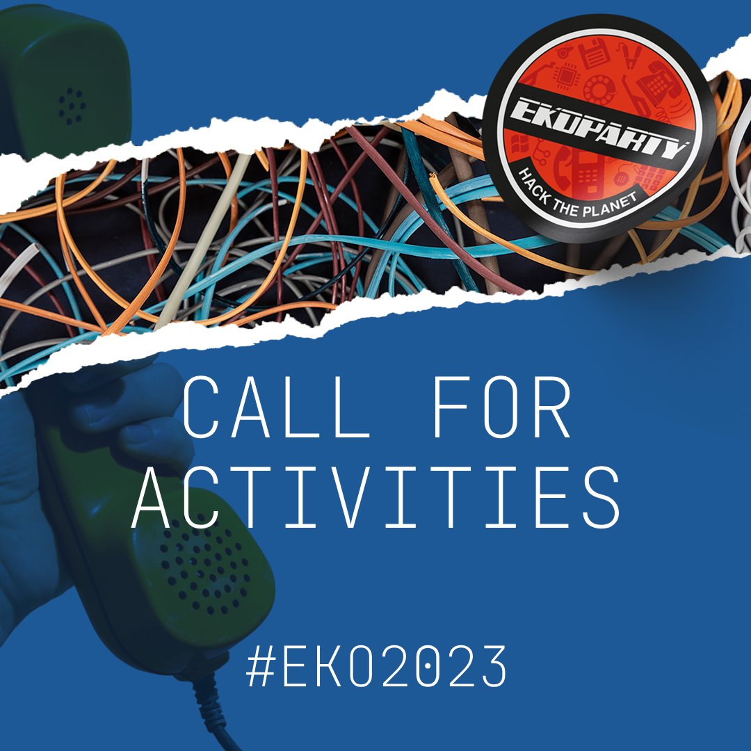 Si estás manija como nosotros y tenés ideas para compartir, no te pierdas la oportunidad de participar en alguna de las Villages que forman parte, o crear una nueva. Pero apurate… ¡quedan pocos días! 🤯⌛

Las propuestas pueden ser workshops, desafíos, CTFs, lockpicking, social