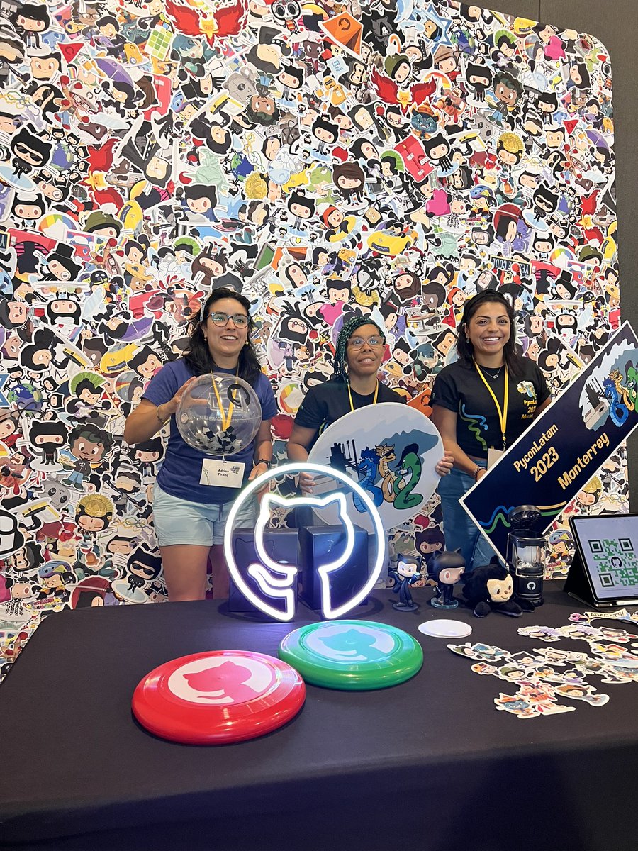 alarcon7a's tweet image. También están estas súper devs @ALAColombiaDev @dennyperez18 y Adrián Tirado 🚀

#PyConLatam