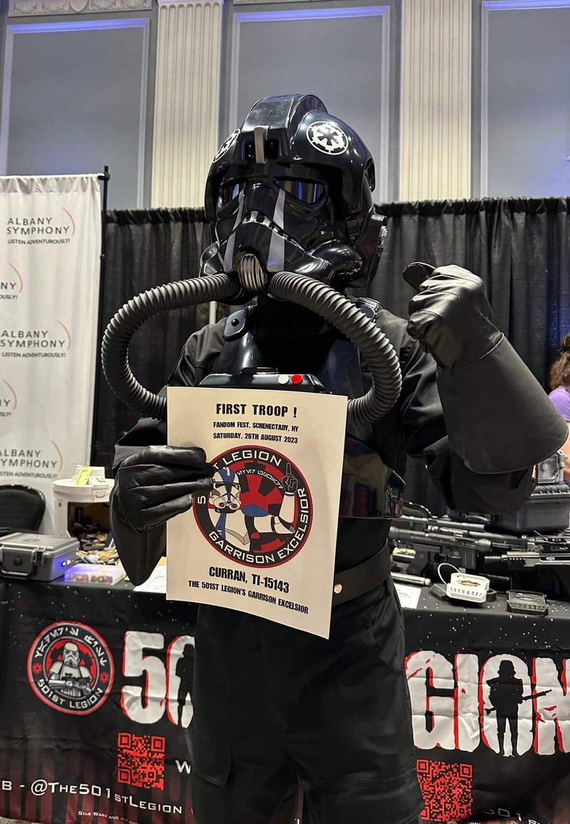 There's nothing more special than your first troop! Welcome to the Flight Deck, Pilot!! Pilot of the 501st Legion's Garrison Excelsior #JRS #BadGuysDoingGood #TIEPilot #JRS501st