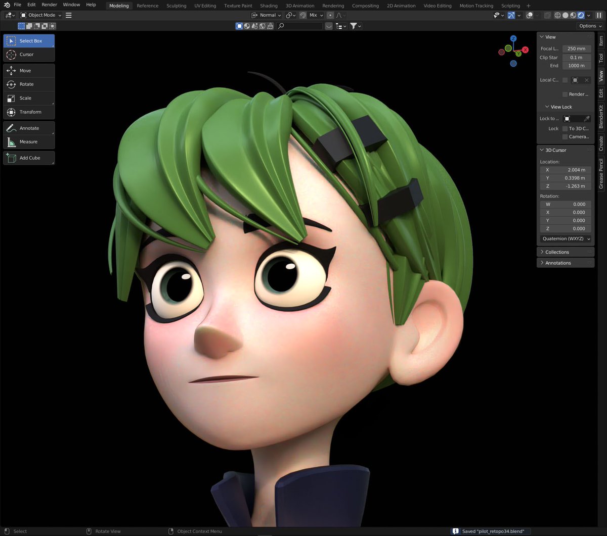 wip for my personal work
まだモデルをポチポチしてるけど、アニメーションつけるとこまで頑張っていきたい！
#blender #b3d