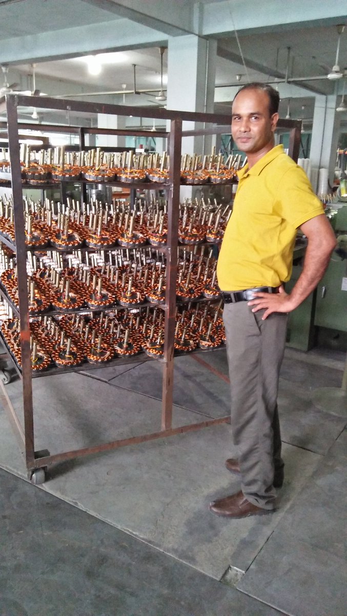 ceiling fan coil making factory. (BRB,Kushtia)