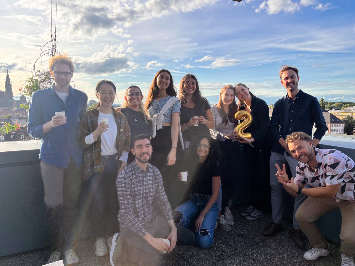 ClaudiaBonfio's tweet photo. Yesterday we celebrated the 2-year anniversary of our #ProtocellLab at @unistra! These two past years have been just AMAZING and I can’t wait to see what the future holds for us! Stay tuned 🤩 #WomenInSTEM #NewPI https://t.co/9oXWYpiMs8