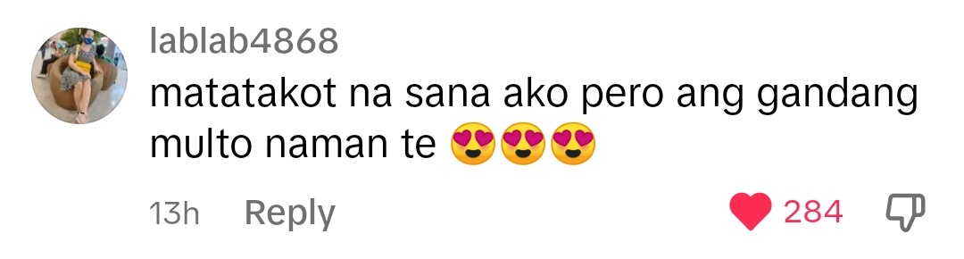 LuvAnndrew_ugat's tweet photo. Kahit din naman ako kung ganyan kaganda yung multo, baka ibeso beso ko pa hahahaha @iamandrea_b

#SeniorHighVideo #AndreaBrillantes https://t.co/8CpZipZXtb