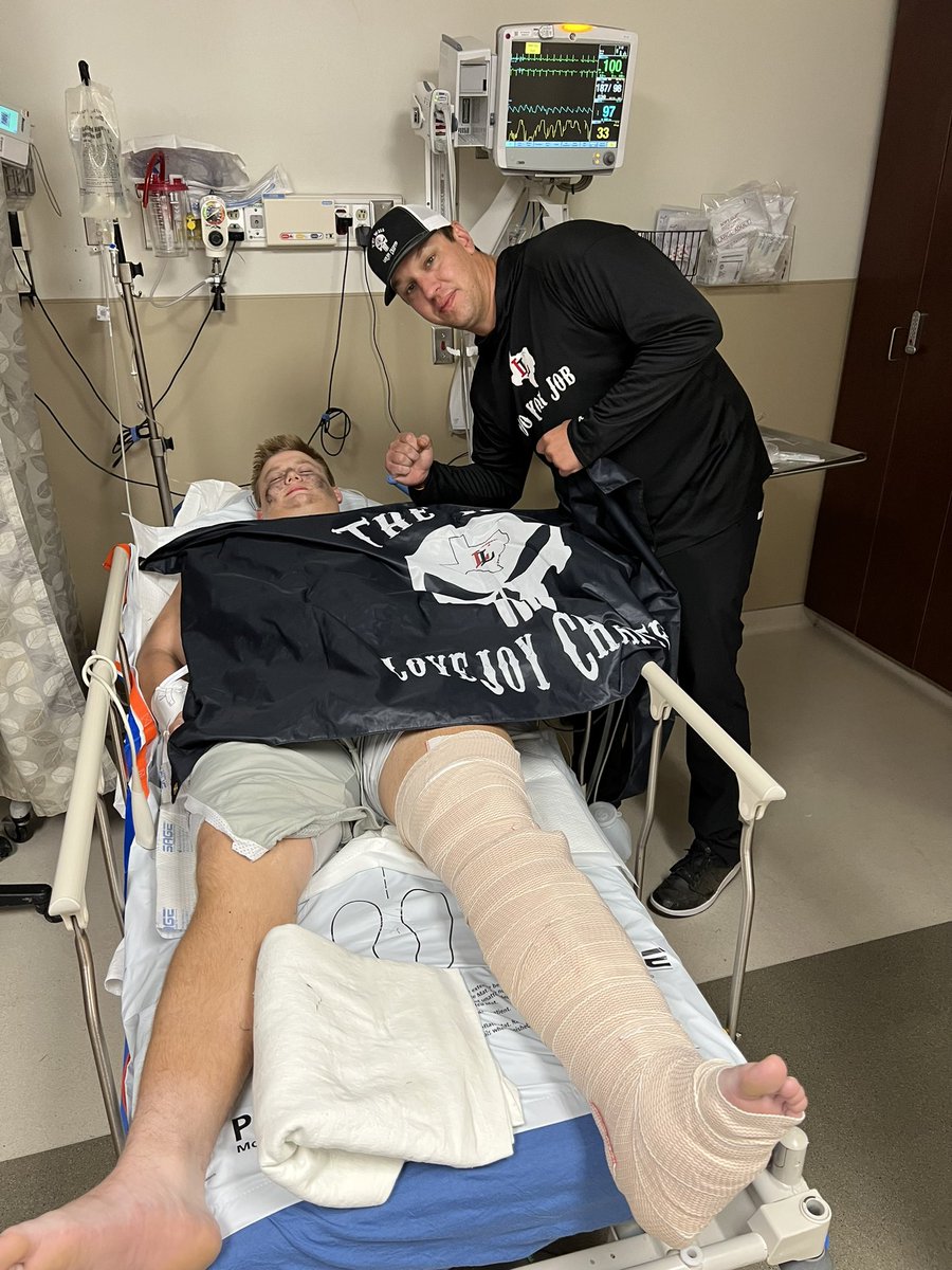Thank you Lovejoy Community for all the prayers and get well wishes! I WILL BE BACK SOON AND STRONGER THAN EVER! Way to finish the fight tonight <a href="/leopardfootball/">LOJO Football</a> !!!! <a href="/CoachKPark/">Kevin Park</a>