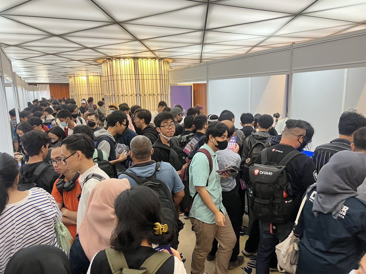 Connectiv_jp's tweet photo. ใคใณใใใทใขใปใธใฃใซใซใฟใง้ๅฌใใใฆใ
Web3ใคใใณใTech Fantasy ใซๅๅ ใใฆใพใ๏ผ
ๆฑๅใขใธใขใฎๅขใใๅใพใใใใ๏ผ๐ฎ๐ฉ
#FILJakarta #TechFantasy #Indonesia #web3community #NFTindonesia https://t.co/FNRi6fZty5