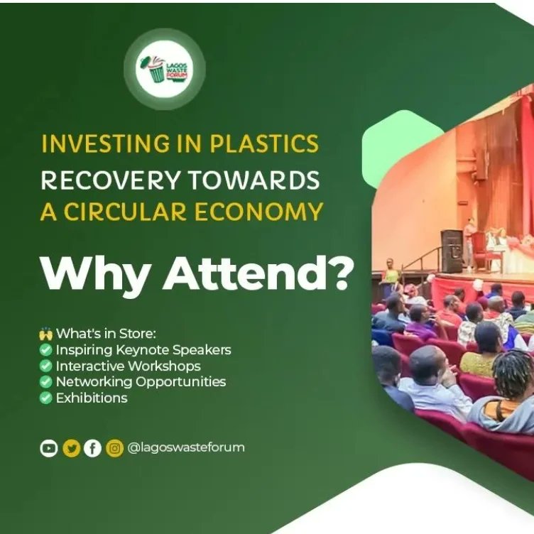 SWEEPFoundation's tweet photo. @lagoswasteforum
Be part of the most inspiring and impactful two - day forum on waste and recycling in Nigeria, happening on 12 &amp; 13 Sept. 2023!

Visit https://t.co/aYU4jue7Ef, RSVP
@ilo @CocaCola_NG @Lawma_gov
@followlasg @fbralliance @JokeSanwoolu @LagosWaste 
@lagoswamason https://t.co/GHR9TfMaHY