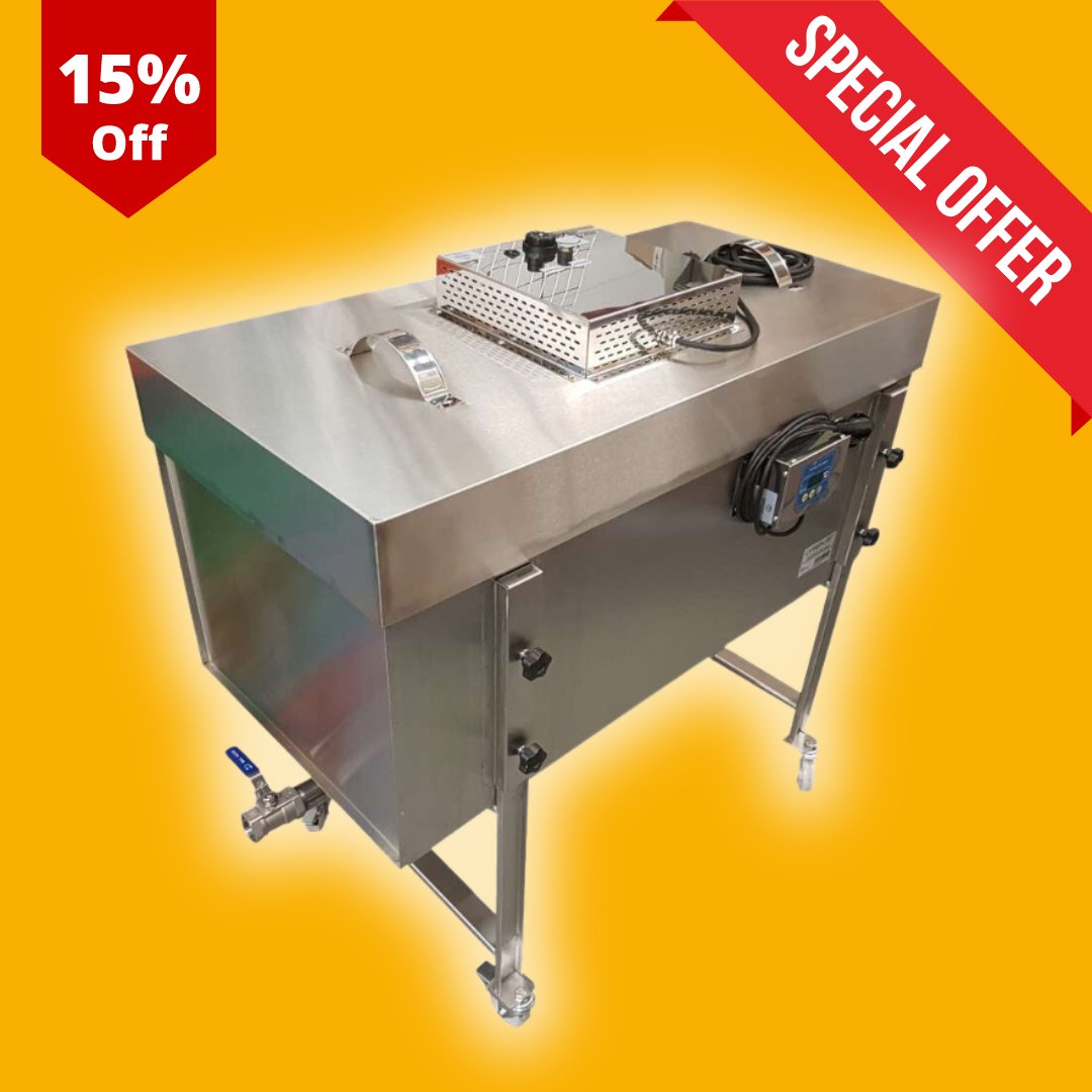 One of our most popular products will be on sale during the National Honey Show on the 26th - 28th October 2023!

The Melliflow Pro is a honey extraction room workhorse

It can be used for melting honey or wax cappings. Warming buckets or uncapping frames

abelo.co.uk/shop/collectio…