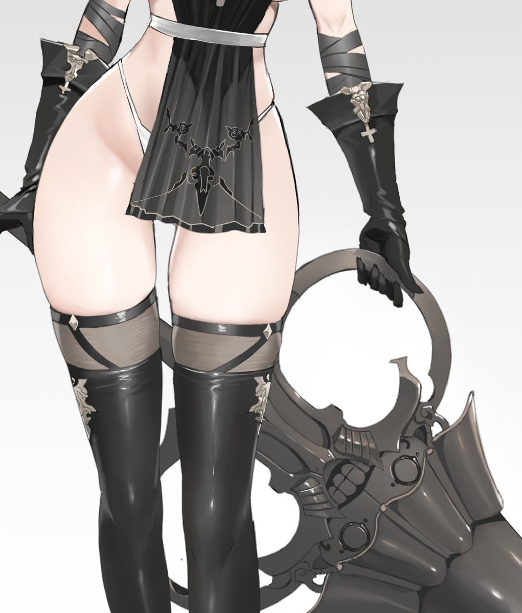 ヨルハ二号B型 「Dress off version , HD images, PSD file 」|DISHのイラスト