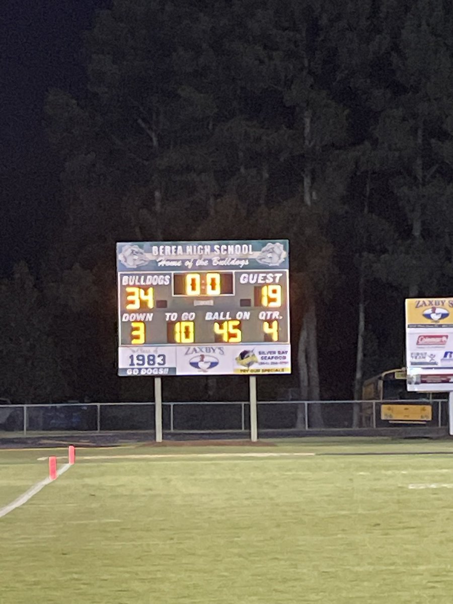 🏈Coach Mac⚾️(Ford McDonald)⛳️ (@fordmcdonald189) on Twitter photo What a great rivalry win for <a href="/BFootball29617/">🏈 Berea Football 2️⃣9️⃣6️⃣1️⃣7️⃣</a> !! Loved the patience of my OL & how they just let the game come to them & took it a play at a
time!! … absolutely OWNED the Line of Scrimmage!! Go Dogs! #AlwaysFight
<a href="/bereadogs29617/">Berea High School Athletics</a> What a great rivalry win for <a href="/BFootball29617/">🏈 Berea Football 2️⃣9️⃣6️⃣1️⃣7️⃣</a> !! Loved the patience of my OL & how they just let the game come to them & took it a play at a
time!! … absolutely OWNED the Line of Scrimmage!! Go Dogs! #AlwaysFight
<a href="/bereadogs29617/">Berea High School Athletics</a>