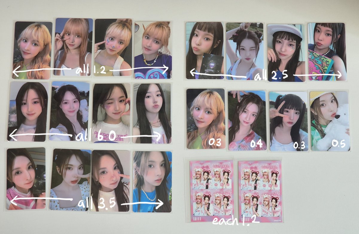 Georaehaeyoyeah's tweet photo. 엔믹스 포카 양도합니다

✔️준등기/반택 +0.18
✔️배송비 제외 0.5 이상 거래합니다
✔️pvc 재질 특성상 표면 기스 있습니다 하자 확인 따로 안해드려요

포토카드 판매 교환 미공포 럭드 럭키드로우 위드뮤 멬스 메이크스타 프리쿠라 특전 릴리 해원 설윤 배이 지우 규진 nmixx https://t.co/WIBgUeZJPW