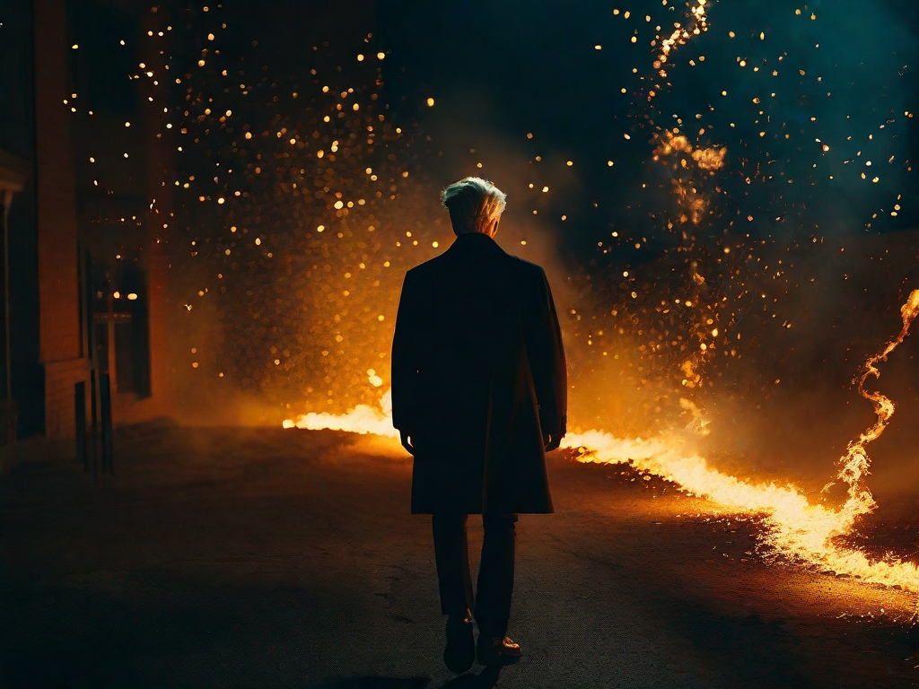 knostalgic's tweet image. #LYNCHAI #AIart #aistory 
FIRE Walk With ME