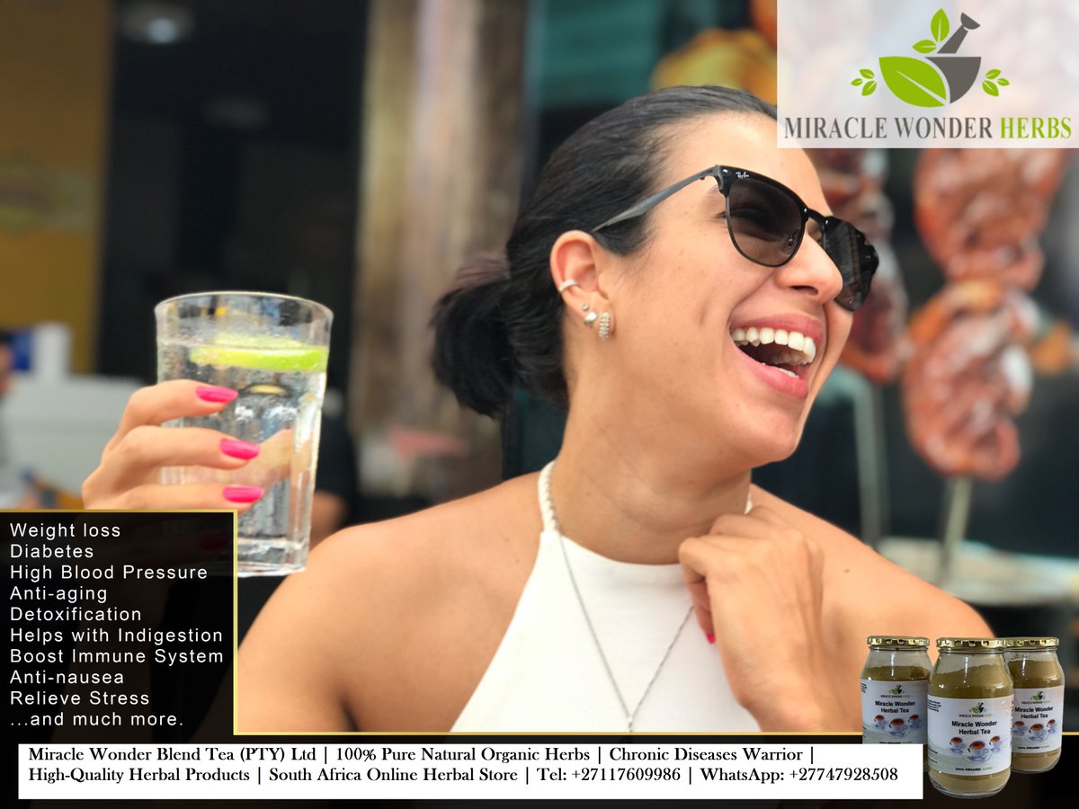 MyHerbalTea's tweet image. Tulbagh Western Cape | Miracle Wonder Blend Tea (PTY) Ltd - Delivered Nationwide | Promotion Offer

We Come To See You - Delivered To Your Door

Tel: +27117609986 | WhatsApp: +27747928508

…erbs-and-essential-oils.business.site

#Paid #Daily #DriveHope