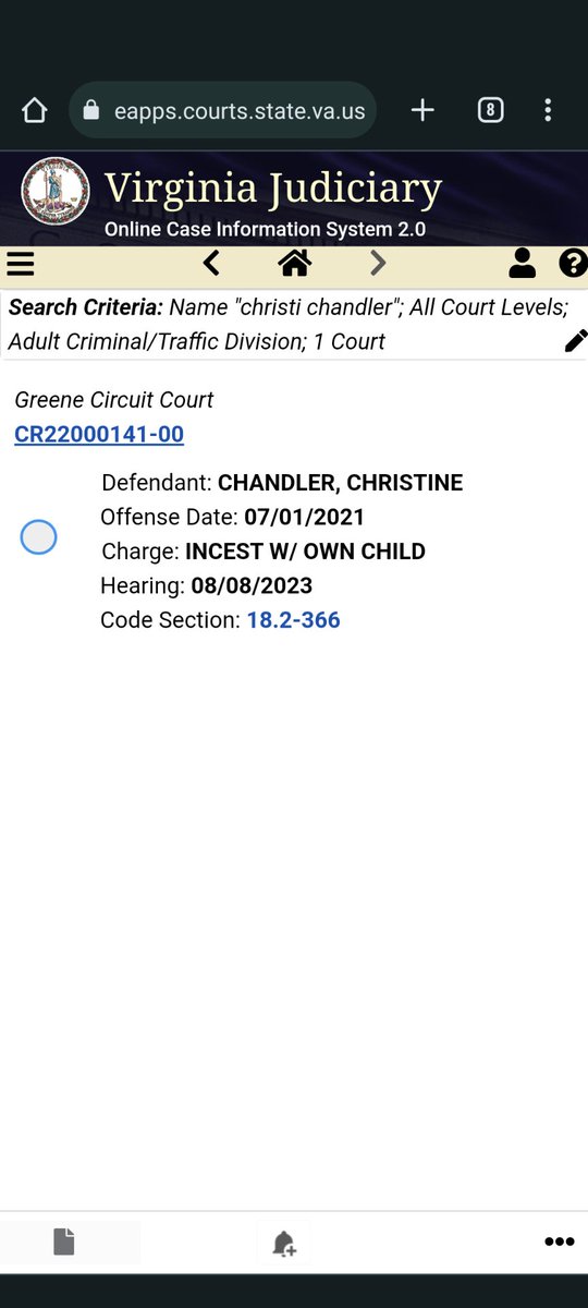 Pengu_Aimee's tweet photo. @MoistCr1TiKaL  Just watched your video mentioning the Chris Chan case! I looked at the courthouses website and it was dismissed! It's Greene Circuit Court Case CR22000141-00
https://t.co/uMBaPcksyy

@spicy_matt can you make sure Charlie sees this? 👀 https://t.co/kKopcdZfhN