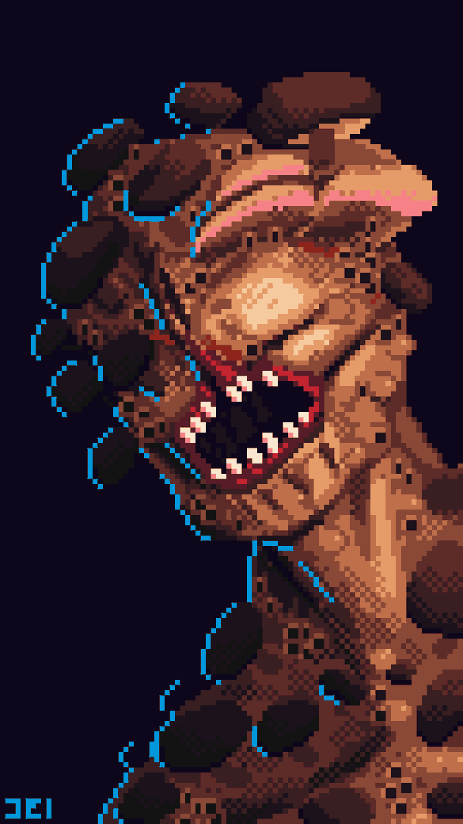 Jeimans_'s tweet photo. #22 
#shittake zombie, for today's @Pixel_Dailies

Highly inspired by @TheLastofUsHBO

#pixel_dailies #pixelart #ドット絵 https://t.co/zgckrDg3vn