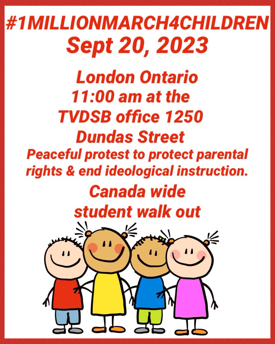 RiseOfTheProles's tweet photo. London, Ontario 
#1MillionMarch4Children https://t.co/y1L5gzKc7H