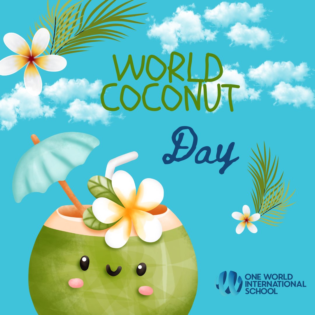 OWIS_Singapore's tweet photo. Happy World Coconut Day!
Let's raise a coconut and toast to the tropical delight that adds a touch of paradise to our lives! 

#WorldCoconutDay #OWISFamily #OneWithTheWorld #OneWorldOneCommunity https://t.co/FDOCOF9Zf3