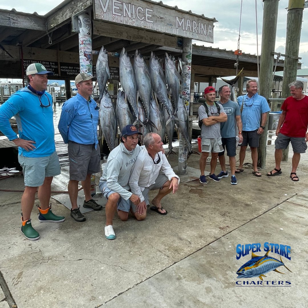 DPMSSC's tweet photo. This is only day 1 of their 2 day charter people! Eddy crew and Captain Bob filled up the board! Can't wait to see what's on the catch list for tomorrow!
#offshore #fishing #superstrike #superstrikefishingcharter #tuna #freemanboatworks #yamahaoutboards #saltwaterfishing https://t.co/vWK8nrrwg7