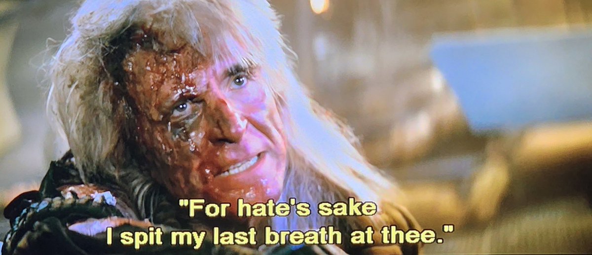 He's so good. #TheWrathofKhan