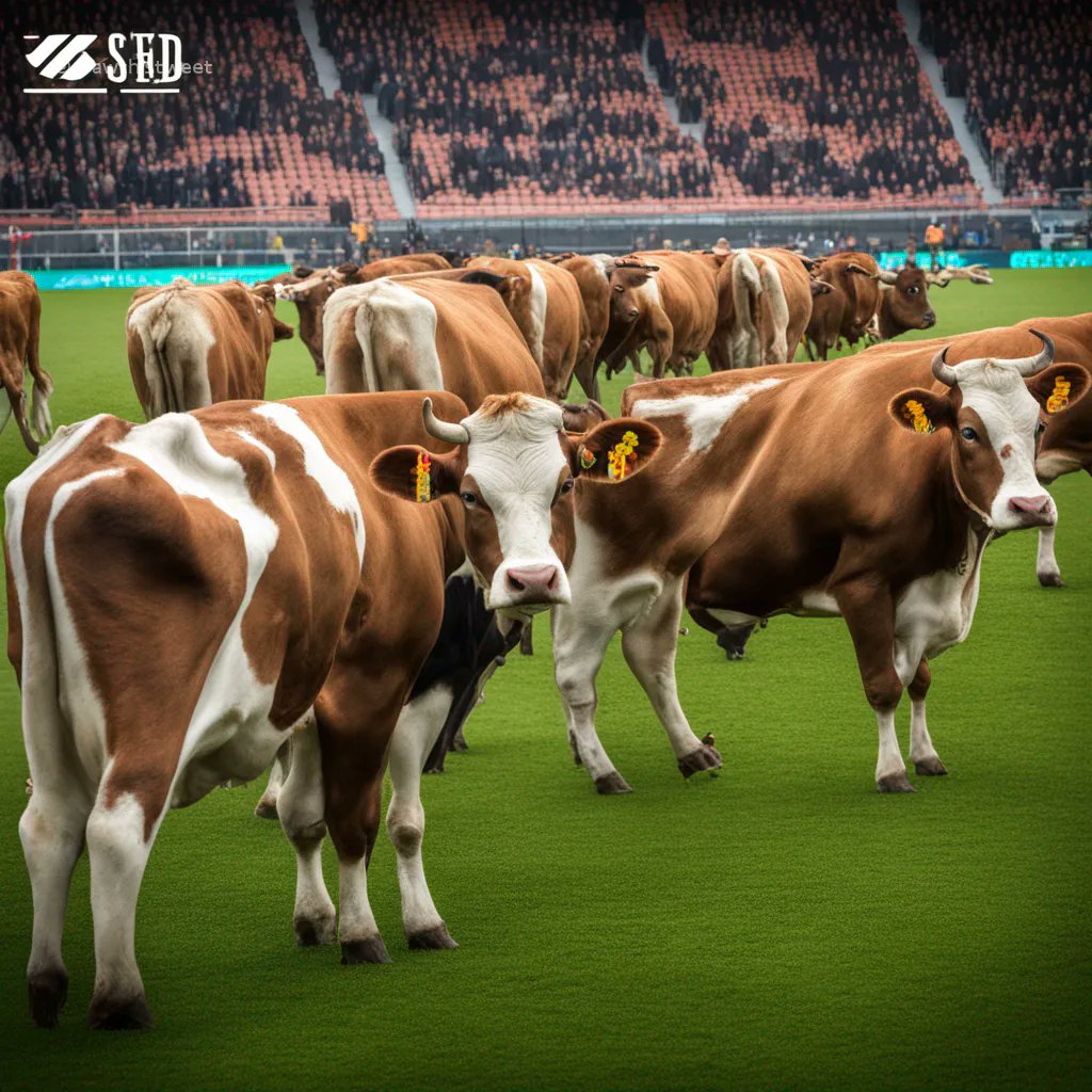 #Trend Norway: BULLS STORM CONFERENCE: In a turn of events, Norway's Skeid football club, preparing for the Conference League match against Brugge, experienced an unexpected interruption. A herd of bullish cows stormed… drawtt.com/1693620000 👈 Full Story