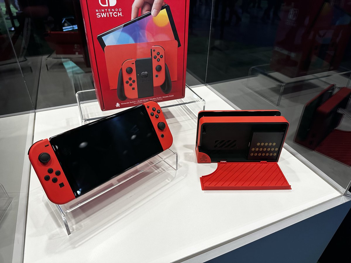 New Nintendo Switch OLED Mario Red Edition Unboxing 