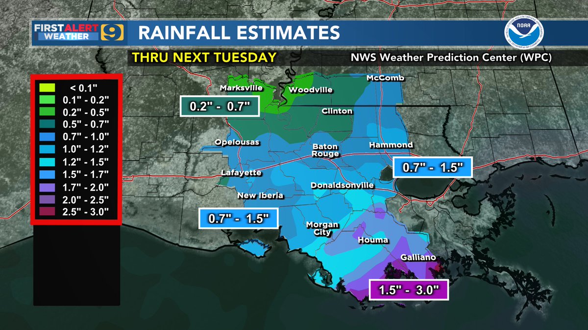 JayGrymes_WX's tweet image. Not a drought-buster ... but at least enough to ease some of the enviro-stress on the short term.

Unfortunately, not only do we roll into another dry streak next week ... but we flirt with another round of near 100° days.

Mother nature can be merciless ...

#WAFBFirstAlert