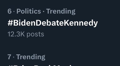 TannersDad's tweet photo. Keep going #BidenDebateKennedy #RFK https://t.co/V2ue9ULrcK #DemandDebate https://t.co/5G0xFAyTYk