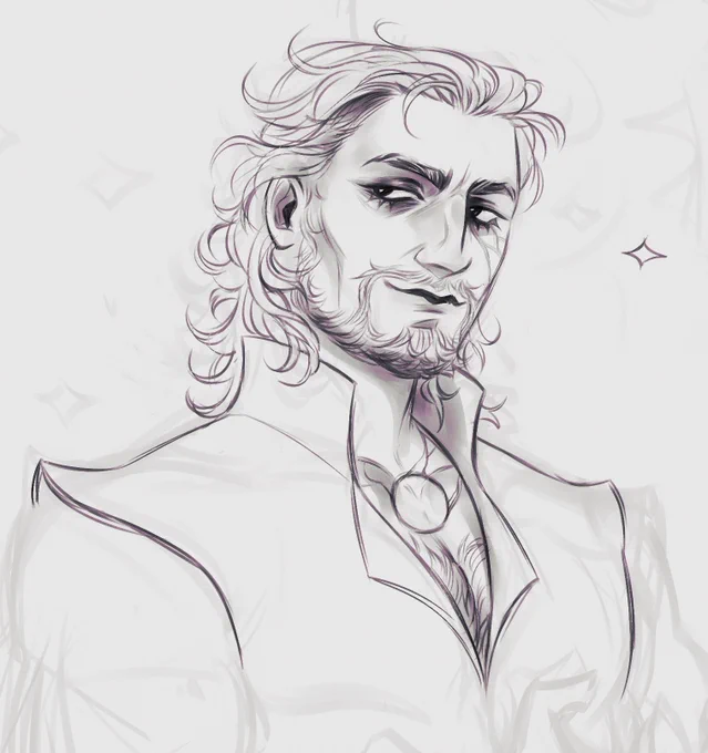 [wip] I bestow Eyelashes upon Gale and I take no criticism 