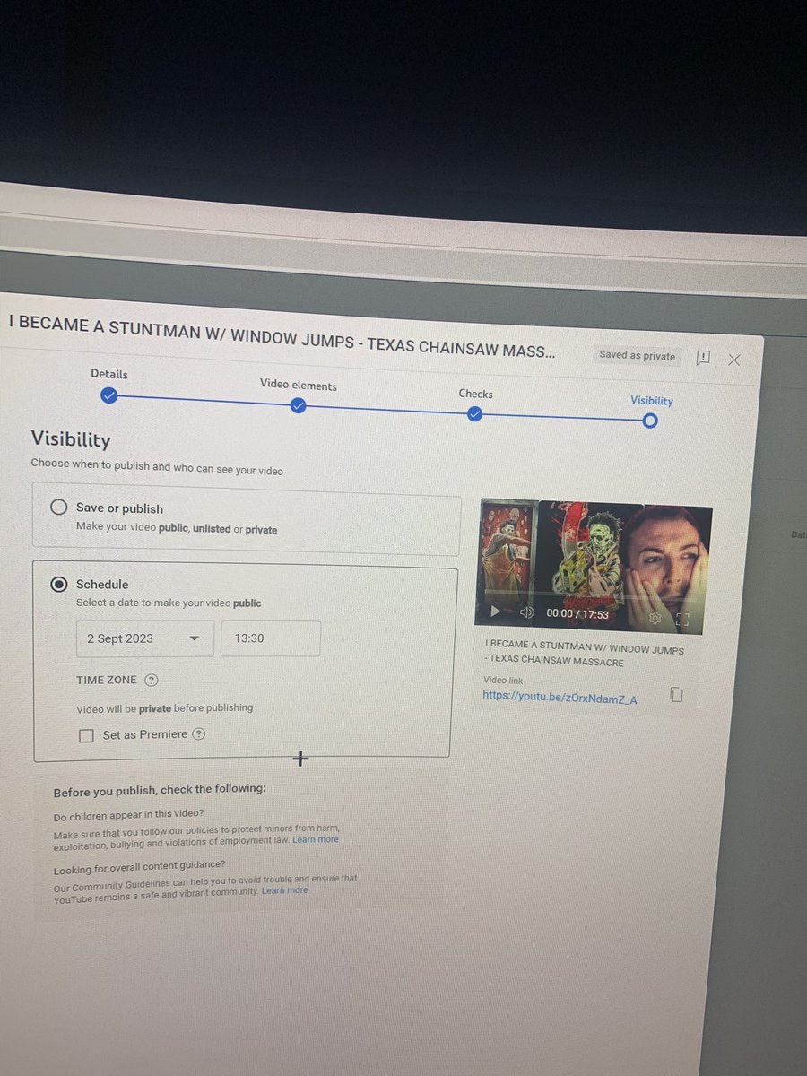 For all the TCM/ Horror fans out there👀 #TexasChainsawMassacregame #twitchaffiliate #SmallStreamersConnect #smallstreamer 

youtube.com/@razzmangames3… DONT MISS IT💥13:30 UK time today