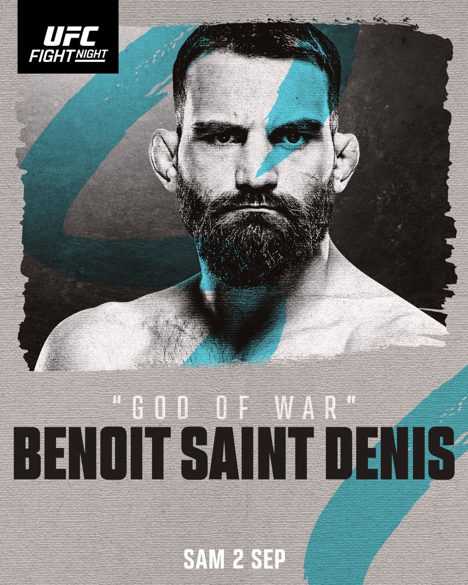 UFCFRA's tweet photo. Premier combattant Français de l'UFC à s'imposer à domicile, @BenoitSt_Denis (11-1) vise la victoire pour se placer dans le top 15 des poids légers #UFCParis https://t.co/AQrokwBSyz