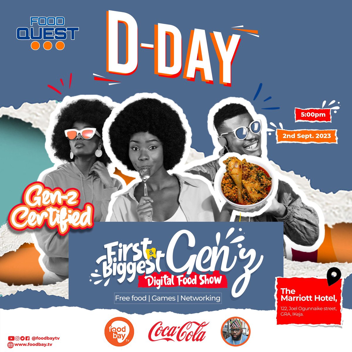 FoodbayTv's tweet photo. All roads lead to the biggest to ever do it 🫡
Food quest ! Food quest! Food quest!
#FQWithGenZ
#TakeATaste https://t.co/9SYtpSyCmk