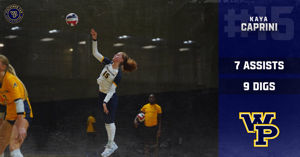 WPUGameDay's tweet photo. Kaya Caprini wins the night cap of the SF: POTG as your Statesmen beat Mount Marty 3-0 https://t.co/Hd5wx48BQJ