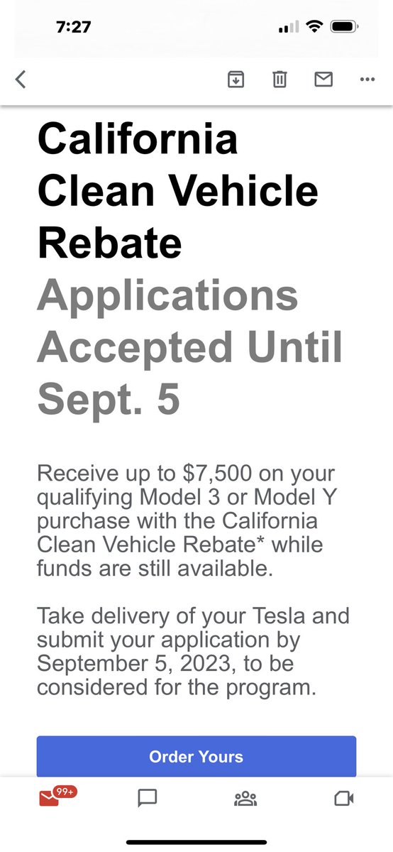Enic365's tweet image. Is California cutting state rebates?