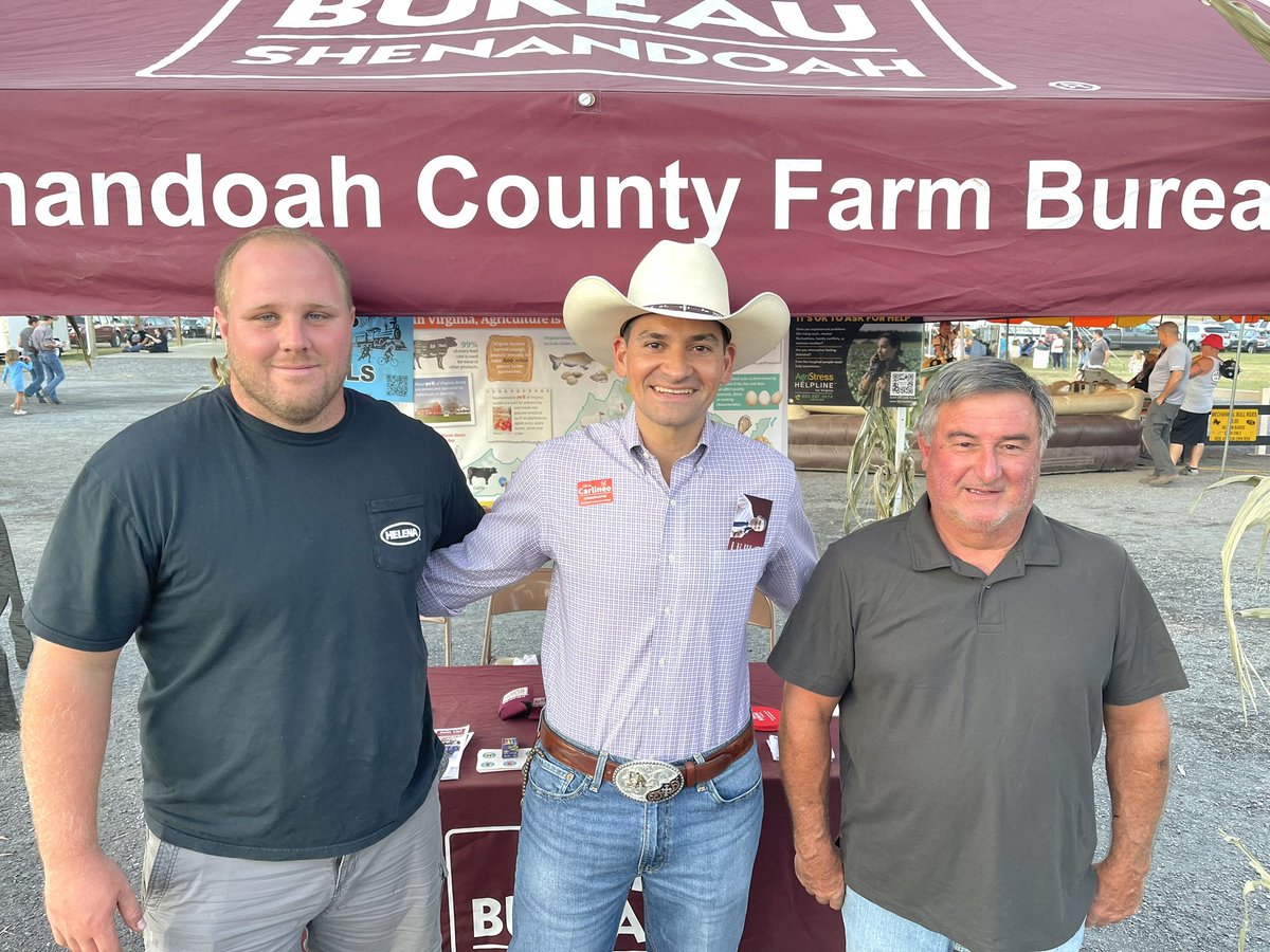 EddieGarciaVA's tweet photo. It was a great evening at the Shenandoah County Fair meeting and speaking to so many hard working Virginians!
#WorkingForWorkingPeople
#bettertomorrow
#Virginia https://t.co/R2AYTkUlav