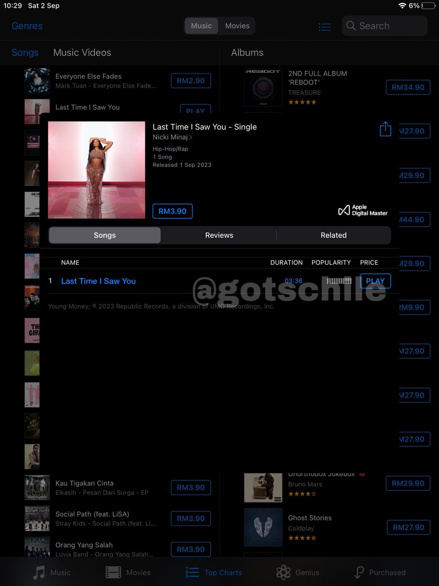 gotschile's tweet photo. malaysian barbz i need yall to wake the fUck up rnnn im not kidding we’re still at #2 since yesterday #LastTimeISawYou https://t.co/Eekk7QK3MY