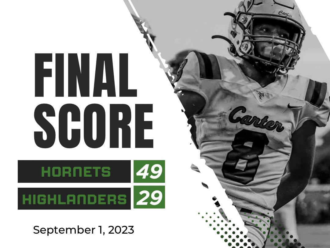 Carter HS Football tweet media