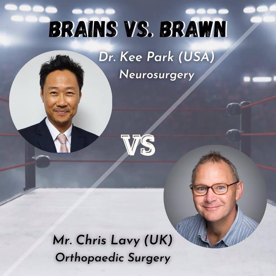 This fun, banter-filled debate with <a href="/chris_lavy/">Chris Lavy</a>  on #neurosurgery vs #orthopedics still gives me the chuckles. 🧠🧠🧠 vs 🦾🦾🦾.

Watch the first 20" of this video! vimeo.com/566043191/7017…

<a href="/MichelleJoMD/">Michelle Joseph MD PhD</a> <a href="/KiranHarding/">Kiran Agarwal-Harding</a>  <a href="/IASSS_1/">IASSS</a> 
#MedTwitter