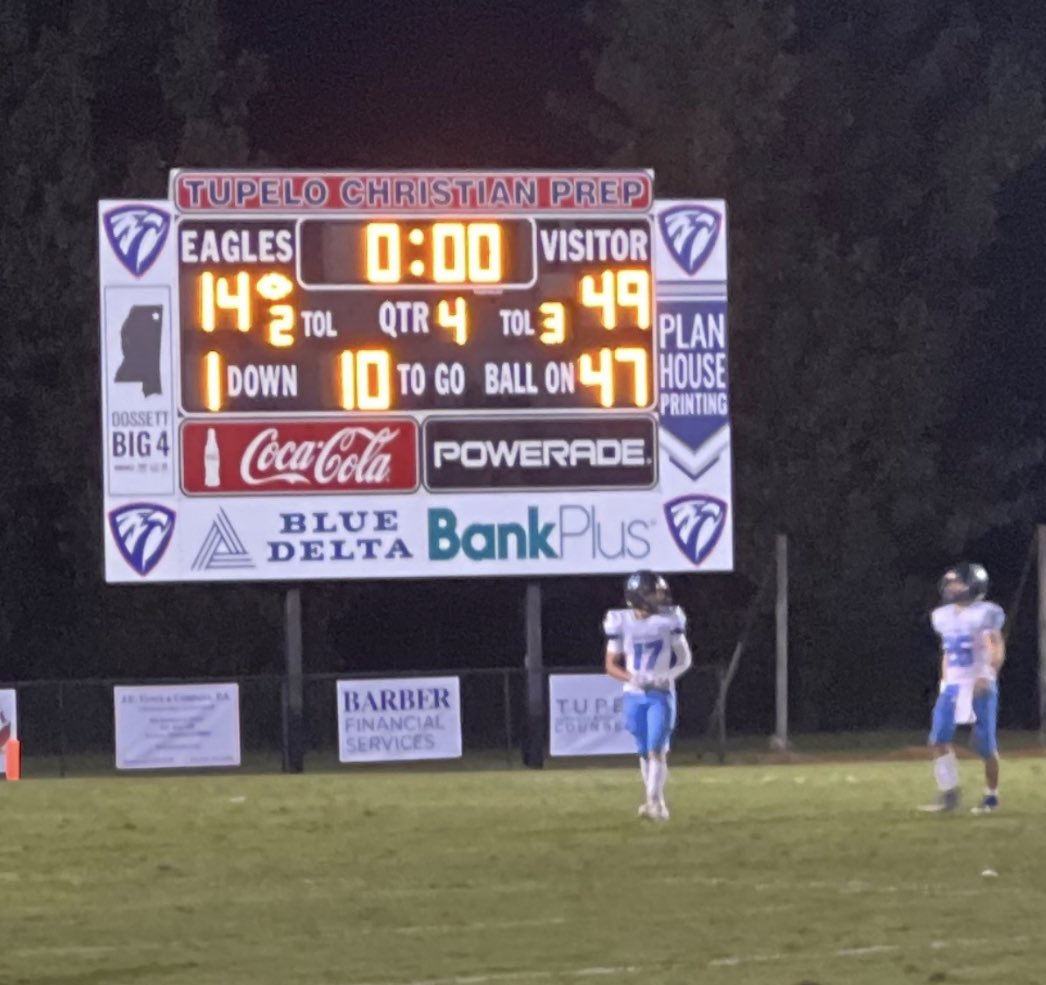 Northpoint Sports (@ncsthepoint) on Twitter photo Final Football: Tupelo Christian Prep-14, Northpoint-49 at the end of the 4th quarter at TCPS. Trojans move to 2-1 on the season and will be on the road again next week as they face Copiah Academy on 9/8.
<a href="/desoto_news/">DeSoto County News</a> <a href="/memphispreps/">CA Prep Sports</a> <a href="/DailyMemphian/">The Daily Memphian</a> <a href="/bshields0244/">Brandon Shields</a> <a href="/johnvarlas/">John Varlas</a> Final Football: Tupelo Christian Prep-14, Northpoint-49 at the end of the 4th quarter at TCPS. Trojans move to 2-1 on the season and will be on the road again next week as they face Copiah Academy on 9/8.
<a href="/desoto_news/">DeSoto County News</a> <a href="/memphispreps/">CA Prep Sports</a> <a href="/DailyMemphian/">The Daily Memphian</a> <a href="/bshields0244/">Brandon Shields</a> <a href="/johnvarlas/">John Varlas</a>