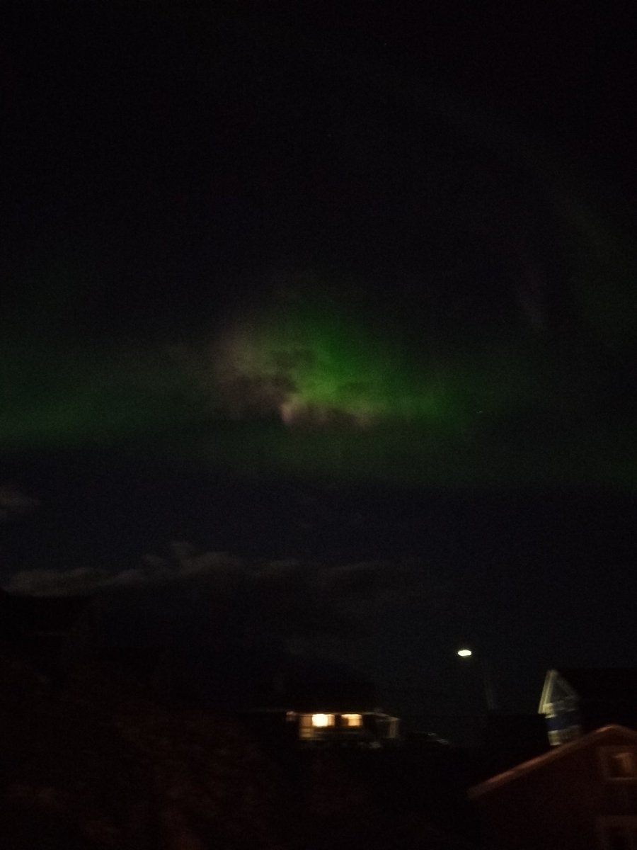 I've been in the #Arctic for the first time in 2004, I've been working in #Greenland since 2015, and now finally in 2023 I've seen Aurora Borealis.
What a sight! In all colors and right above our heads!