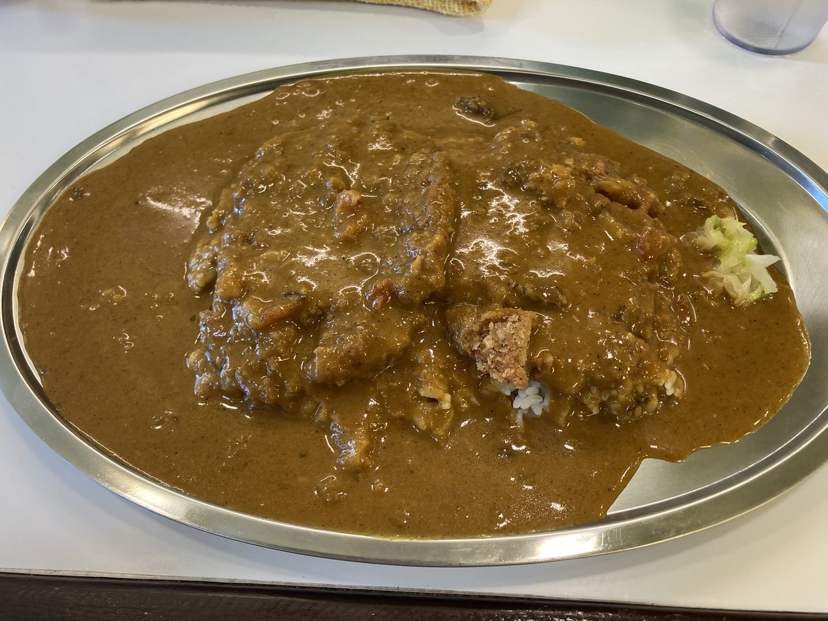 Yu18862521's tweet photo. トンカツ×2のご飯大盛り
安定の美味しさ

#深江カレー https://t.co/uq1ADKxxCm