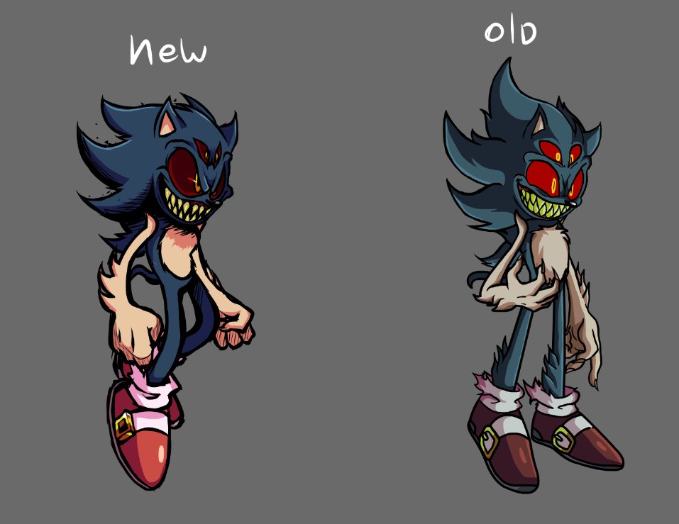 ☆ HalfGalaxy ☆✎ (Comms Open! Slot : 1/5) on X: Updating my old sprites #2  Bratwurst Sonic.exe (2° Form) . #fnfmods #vssonicexe #fanmade   / X