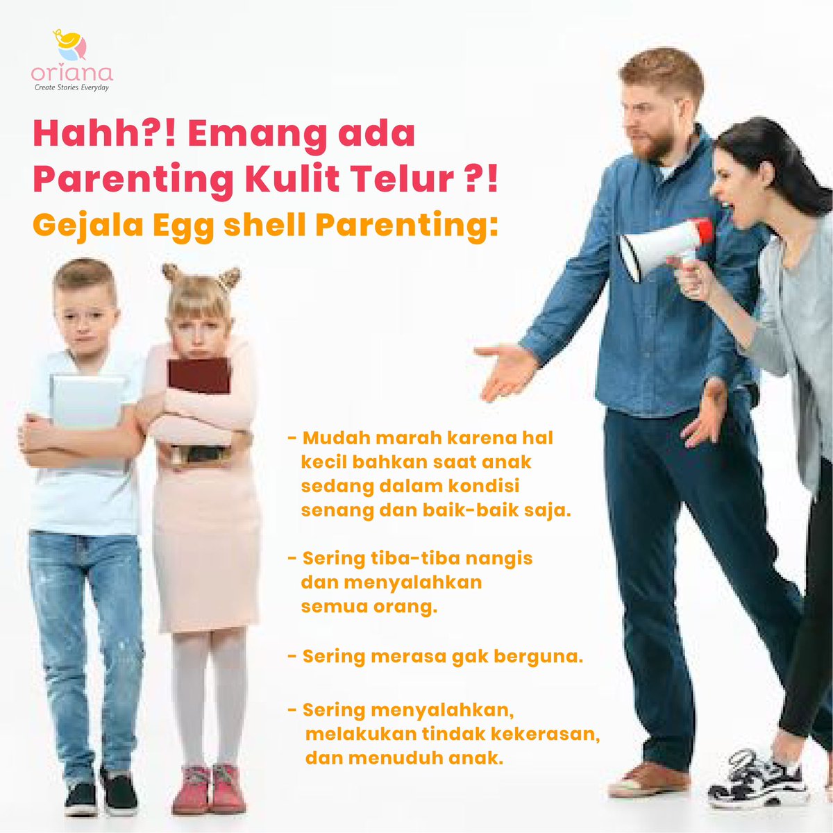 orianahomewear's tweet photo. Ternyata Parenting Eggshell itu adalah ...

Orang tua yang memiliki emosi tidak stabil dan mood-nya mudah berubah.

Yuk, kenali gejalanya Mom!🥰

#Createstoryeveryday #6160224test #hcafc #HappyBirthdayJungkook https://t.co/I33H76YF8w