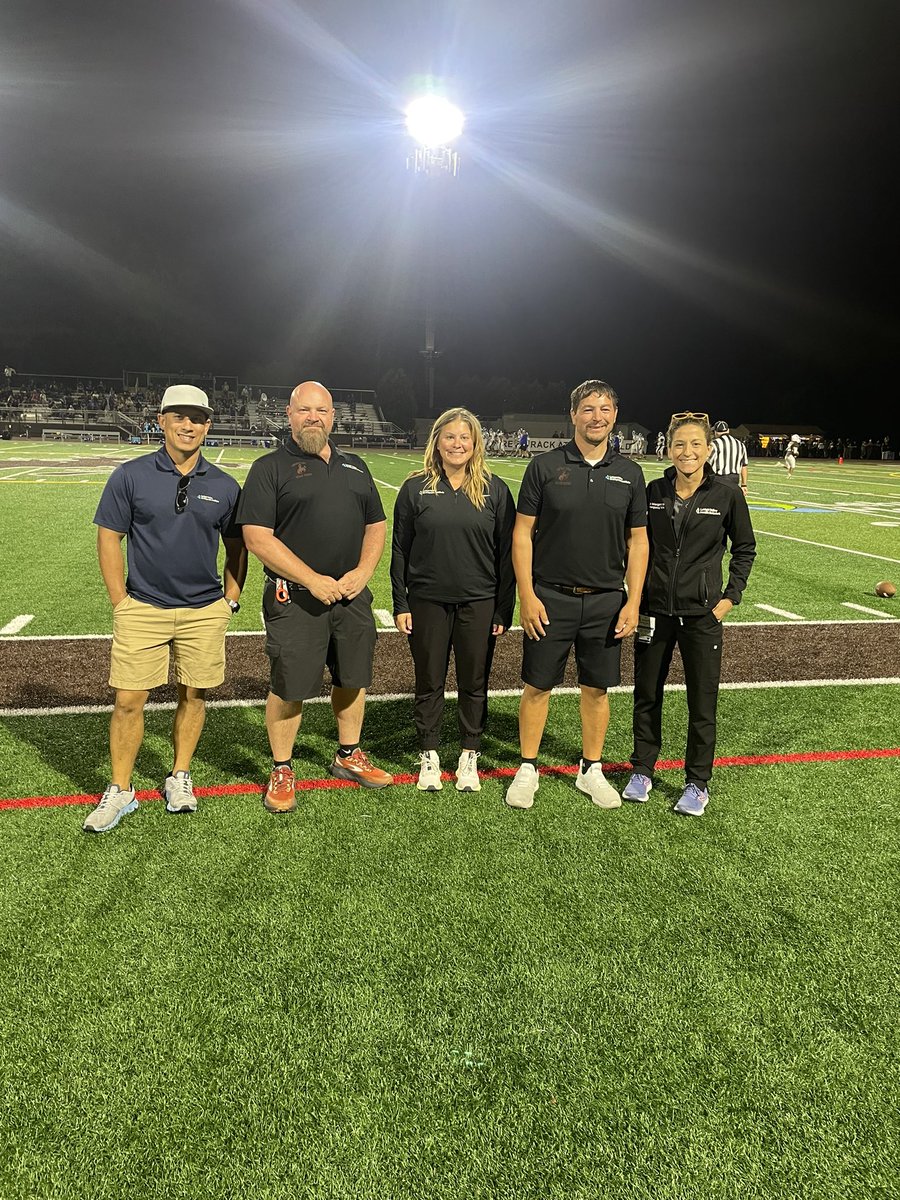 Your #GoRoughs medical staff tonight @CHSRoughRiders @LVHNSports