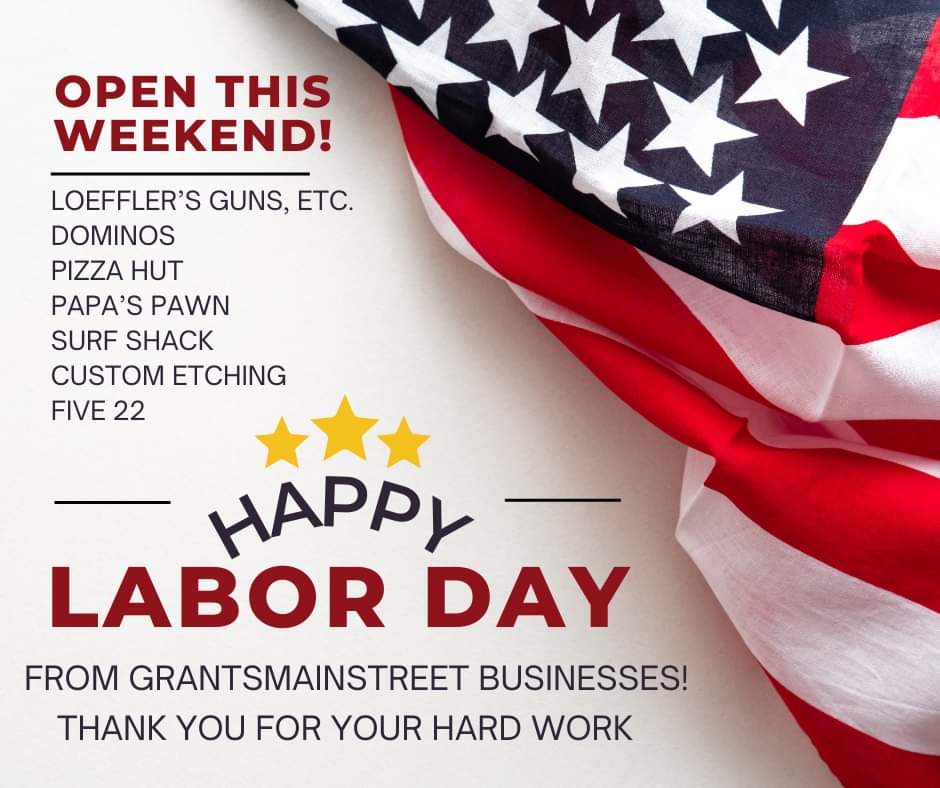 GrantsMSProject's tweet photo. It's Labor Day Weekend! There's a lot of fun to be had in Grants, NM! Come to downtown to enjoy the Rugged West Outdoor Adventure Rally's vendors, amusement rides, live music, beer garden, and games. Stop by shops this Saturday to eat, shop, and play in the MainStreet district. https://t.co/7cvHgp5HSc