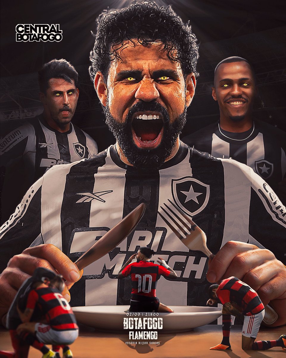 CentralBotafogo's tweet photo. Hoje joga o COLOSSO

Hoje joga o TITÃ 

Hoje joga o FAMINTO

Hoje joga o BOTAFOGO! 🔥🔥🔥 https://t.co/4t0gdPGYlv