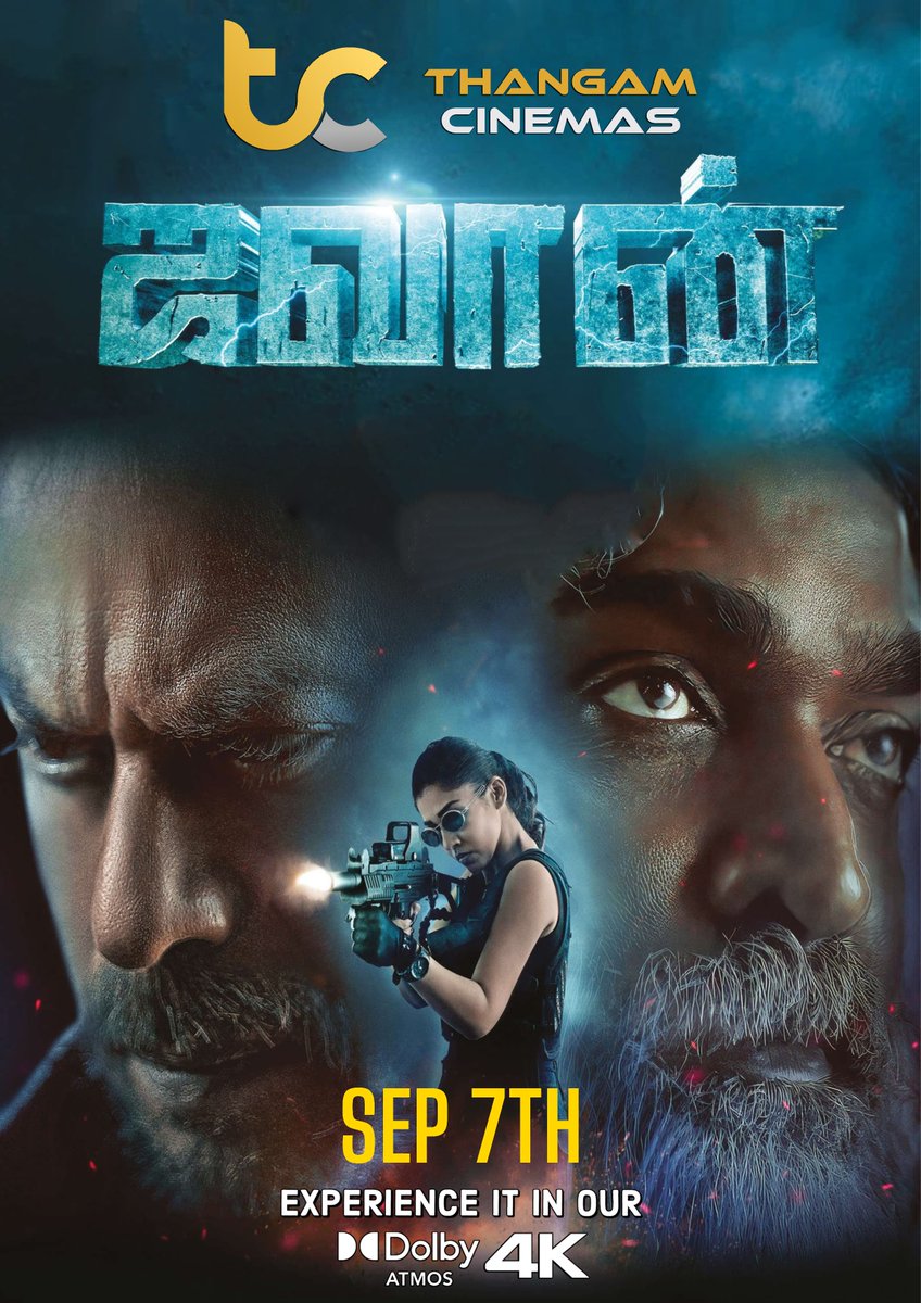 thangam_cinemas's tweet photo. Get Ready To Enjoy A Long Awaited Dir Atlee's #Jawan From
 September 7 In Ur #ThangamCinemas 

#Sharukhkhan  #VijaySethupathi 
#Nayanthara  #DeepikaPadukone  #AnirudhRavichander Musical

Booking Update Soon ... https://t.co/6LCCqZO9pX