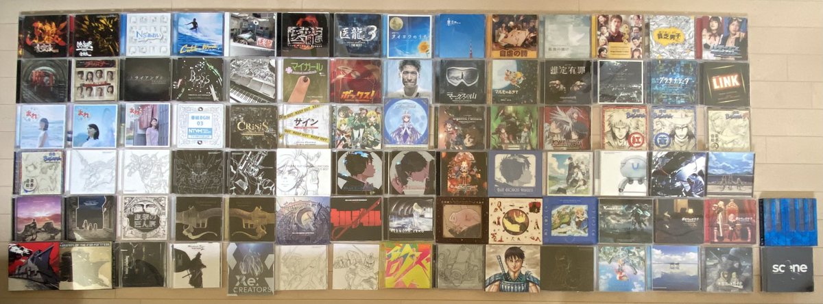 d91m5vers's tweet photo. #澤野弘之 さんが携わった全てのCDを手に入れました！

2004年～現在までのサントラ・円盤特典・楽曲提供/編曲/プロデュース/監修・nZk、計206枚です💿

これからも澤野さんを応援し続けます！ https://t.co/JQ44BNHyZ2