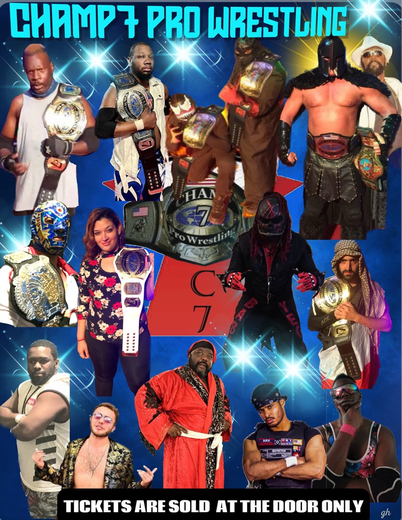 uachamp7's tweet photo. TV Main Event Comcast , Spectrum Sports and Cox . All Social Media’s Networks 7ft 305lbs Hardcore Champion Lazarus Vs The Dark Side Mafia The Baba YAGA with The Irresistible Gent plus 5 Championship Titles on the Line. 
The Chosen Ones Return With Multiple Dates:Champ7 Pro https://t.co/CuNXODiUiw